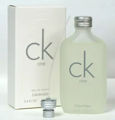Calvin Klein CK One Unisex Eau De Toilette For Men & Women 3.4 Oz / 100ml NIB • $31.50