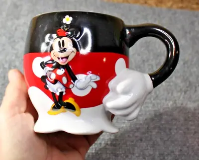Vintage Authentic Disney Parks Minnie Mouse Coffee Mug F784-1014-1-13247 • $19.97