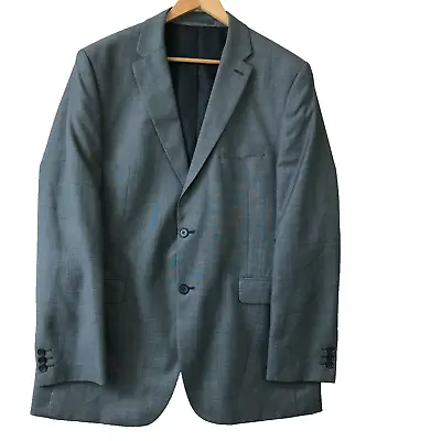 Karl Jackson Grey Wool/Polyester Regular Blazer Jacket Men Size Chest UK 44R  • £18.99