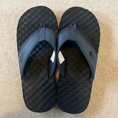 North Face Mens Flip Flops Navy Blue • £14