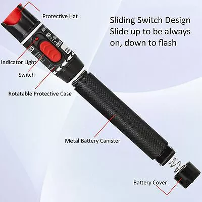 VFL Red Light Pen 50km Pen Type Non Contact Fiber Visual Fault Locator Alumi LLI • $20.28