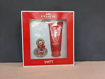 Coach Poppy 2pc Gift  Perfume 1 Fl Oz  & Body Lotion 3.3 Oz New  • $24.95