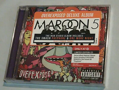Maroon 5 - Overexposed Deluxe Edition - Targe Limited Edition CD [PA]**Sealed*** • $94