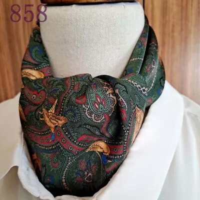 $19.49 • Buy Sale New Mens Women's Pure Genuine Mulberry Silk Satin Square Scarves Gift 65cm