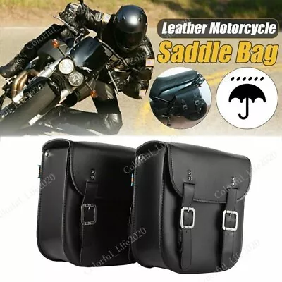 $62.57 • Buy Saddle Bags Tool Bag Saddlebags For Yamaha V Star XVS 250 650 950 1100 Custom