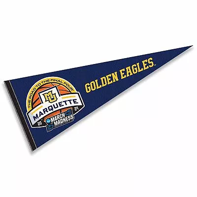Marquette Golden Eagles 2024 March Basketball Madness Pennant Flag Banner • $14.95