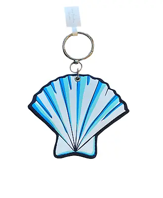 Vera Bradley Seashell  Bag Charm- Key Ring- Mirror- Blue Turquoise   • $29.99