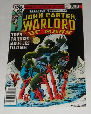 $9.99 • Buy JOHN CARTER, WARLORD Of MARS # 18 MARVEL COMICS November 1978 NEWSSTAND VARIANT