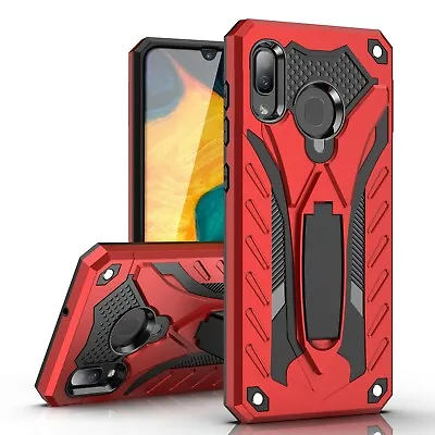 Armor Phone Case For Samsung A12 A52s A21S A51 A71 Kick Stand Heavy Duty Cover • £2.95