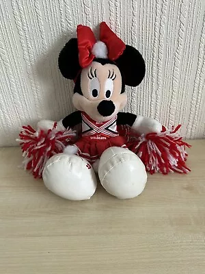 Walt Disney World Minnie Mouse High School Musical Wildcats Cheerleader Soft Toy • £9.99