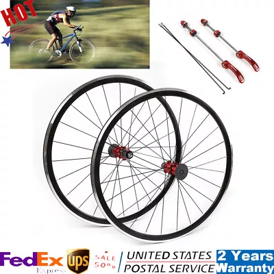 700C Ultralight Front & Rear Bike Wheelset Road Bicycle 7-11 Speed Wheel Set NEW • $111.15