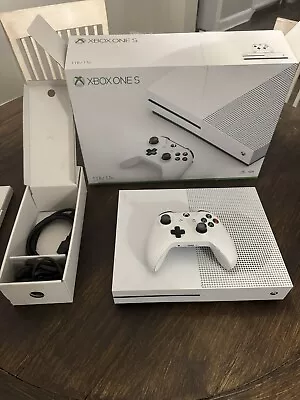 Xbox One S 1TB Console - White (XBS1TB) - One Controller • $105