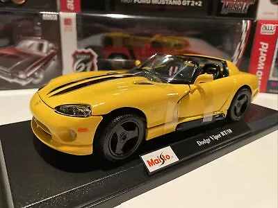 1996 DODGE VIPER RT /10 Roadster 1/18 SCALE Maisto Special Edition New • $39.95