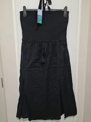 £11.50 • Buy Marks And Spencer Beachwear Black Bandeau Dress Size 16
