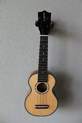 Brand New Kamaka HF-1 D2S Spruce Top Deluxe Soprano Hawaiian Ukulele - Koa Wood • $3295