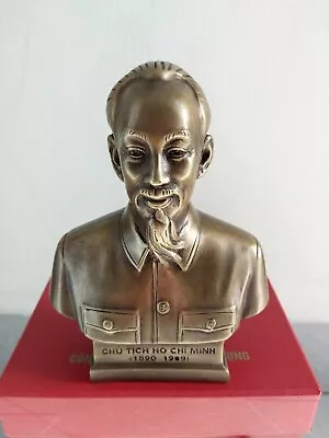 Statues Of President Ho Chi Minh By Bronze Revering A Vietnam National Hero • $190
