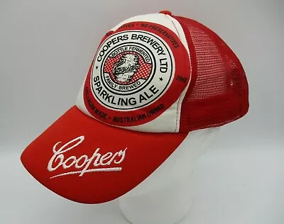 Coopers Beer Sparkling Ale Baseball Truckers Cap Snap Back Adjustable Mesh • $24.99