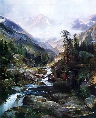 Mountain Of The Holy Cross By Thomas Moran Giclee Fine Art Print Repro On Canvas • $59.95