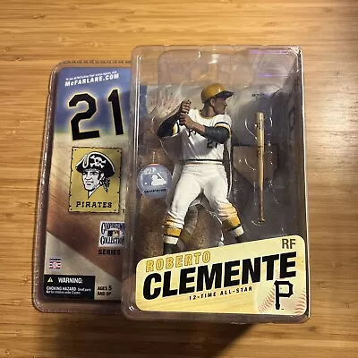 Roberto Clemente Pittsburgh Pirates Cooperstown Series 3 McFarlane Toys • $55