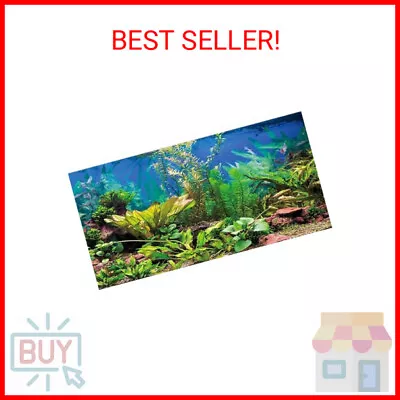 AWERT 48x24 Inches Aquarium Background Aquatic Plant River Bed & Lake Fish Tank  • $14.63