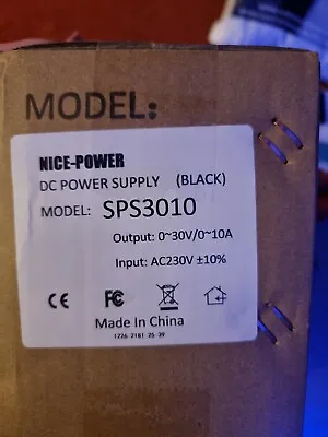 DC Power Supply Variable: 30V 10A Lab Bench Power Supply Adjustable • £50