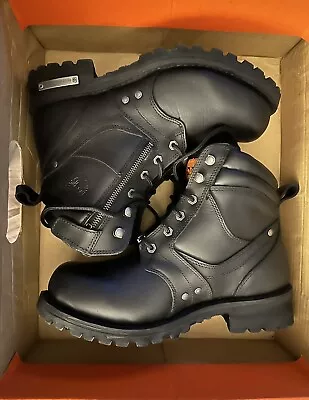 Milwaukee Leather  Biker Boots  Black Style # Mbm 9050  • $45