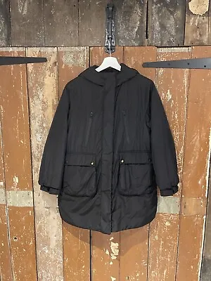 Zara Padded Jacket Coat Black Boys Kids Size 11-12 Years • £14.99