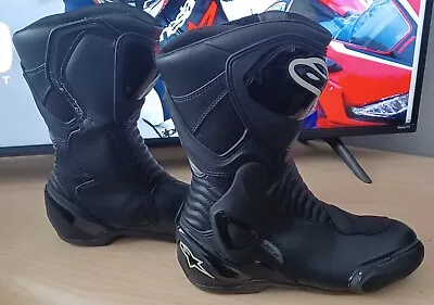 Alpinestars Women's Stella S-MX 6 Motorcycle Boots Size 9 • $150