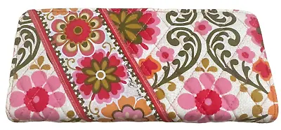 Vera Bradley Travel Wallet Folkloric Pattern Organizer Passport Ticket Holder • $16.97