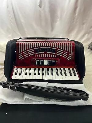 HOHNER 1305 RED Piano Accordion - Red (Gorgeous) • $299