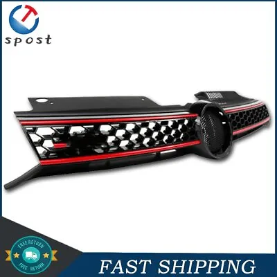 Fit For 2010-2013 Vw Golf Gti/2014  Mk6 Tdi Front Upper Grille Mesh Style • $39.94