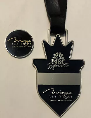 Mirage Las Vegas/ NBC Sports Golf Bag Tag & Marker W/ Leather Strap. 2 Sided • $11.99