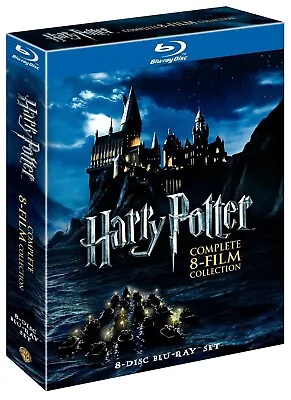 HARRY POTTER Complete 8-Film Movie Collection - 8-Disc BLU-RAY Daniel Radcliffe • $23.03