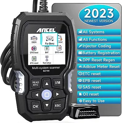ANCEL BZ700 For Mercedes Benz OBD2 Scanner Full System Code Reader ABS Bleeding • $89