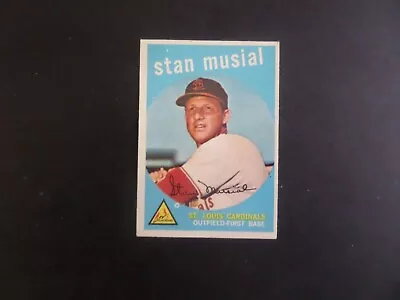 1959 Topps Stan Musial Cards Baseball Card #150 Ex  Bv $100.00 #62 • $27.99