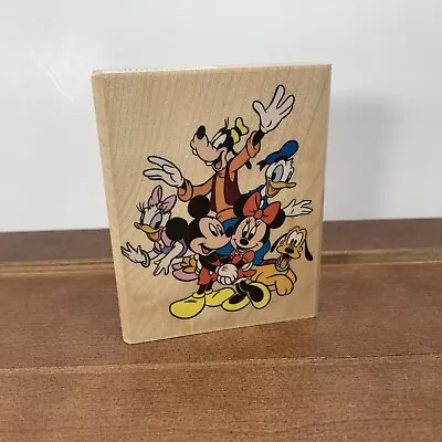 Rubber Stampede Disney Cast Members Mickey Minnie Pluto Rubber Stamp 378-F • $12.99