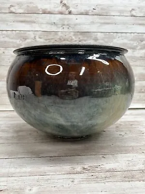 $35.75 • Buy Handmade Ceramic Pottery Bowl Wheel Thrown With A Glaze Artist Signed 2008