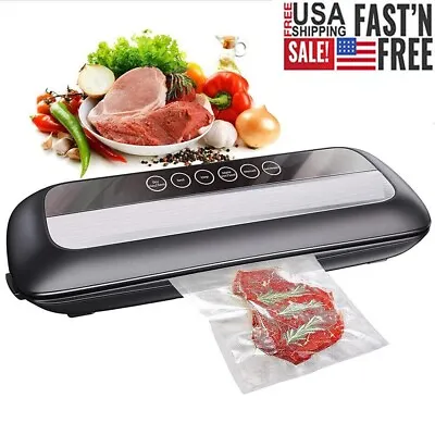 $21.84 • Buy Commercial Vacuum Sealer Machine Seal A Meal Food Saver System With Free Bags US