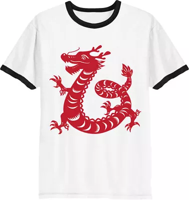£12.55 • Buy Chinese New Year Dragon Zodiac Tshirt Ringer Mens T-Shirt