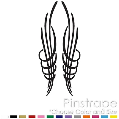 Pinstripe Set Chopper Bike Fender Tank Car Window Vinyl Decal Sticker (ps-08) • $6