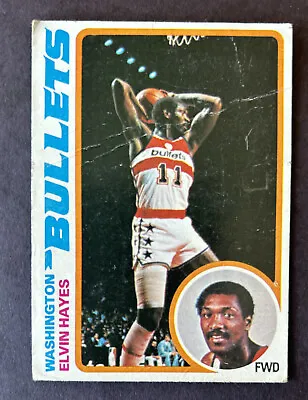 ELVIN HAYES 1978-79 Topps Basketball #25 Washington Bullets HOF • $1.75