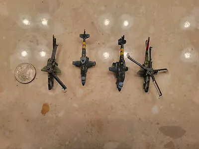 1989 KPT Military Mini Diecast Metal Micro Machines Lot Of 4 Helicopters • $14.99