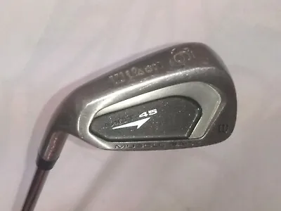 Wilson MBT 45 Muscle Back 9 Iron Left Handed Stiff Flex Steel Shaft 35.5 Inch • $14