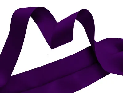 £20.32 • Buy 38mm Satin Blanket Binding - Purple
