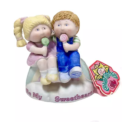 Cabbage Patch Kids Vintage Figurine Porcelain Be My Sweetheart Rainbow • $10.44