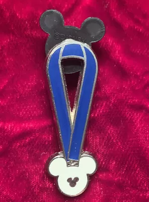 Disney Trading Pin - Blue Lanyard White Mickey Head Icon Hidden Mickey 2-3/8” T • $8