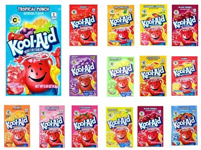 £1.95 • Buy Kool Aid American Powder Mix Drink Single Sachets - Choose Your Flavour