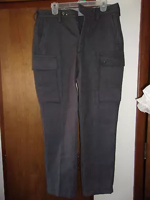 Men's Gray Vintage Heavy Wool Pants #748 Size 34 X30  • $49