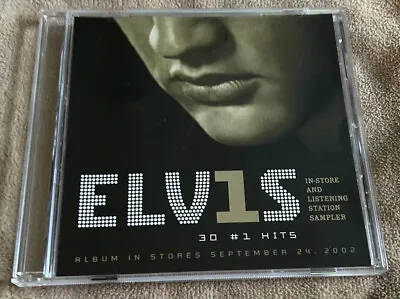 Elvis 30 #1 Hits Press Sampler CD • $18