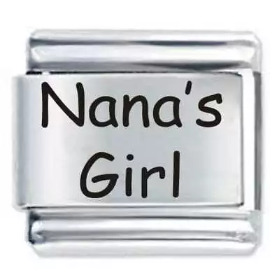 NANA'S GIRL * Daisy Charms For Use With Italian Modular Charm Bracelets • £4.45